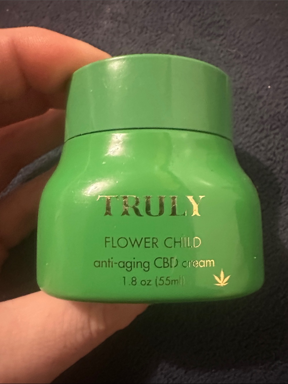 TRULY Flower Child Anti-Aging CBD Cream - Green